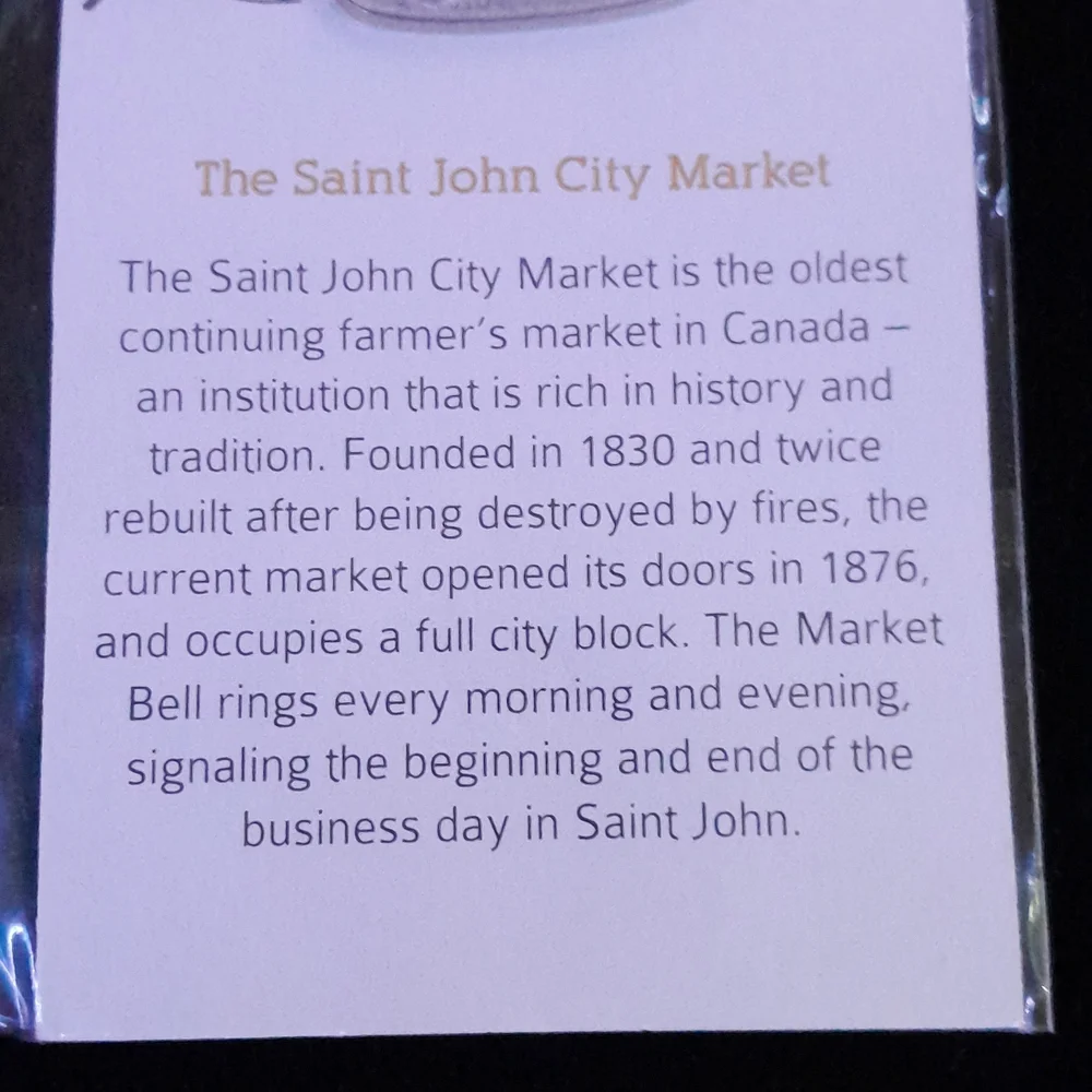 The Saint John City Market Pin